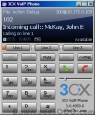 3CX VOIP Phone 3.1.6288 screenshot